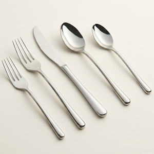 Ensemble de couverts de luxe en acier inoxydable martelé, finition polie miroir, pour hôtels, restaurants et environnements modernes - Product Image 4