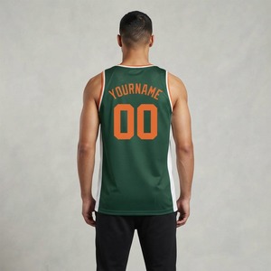 Camiseta de Baloncesto Personalizada con Contraste de Color, Diseño Sublimado para Equipo, Secado Rápido, Transpirable, Anti-UV, 100% Poliéster, para Deportes al Aire Libre - Product Image 2