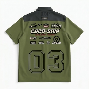 Camisetas personalizadas F1 para boxeo de autos, uniformes de equipo impresos, camisetas transpirables para mecánicos, para motociclismo y carreras de autos, camisetas de carreras al por mayor - Product Image 3