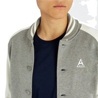 Jaket Letterman untuk pria, jaket Letterman Logo kustom untuk luar ruangan