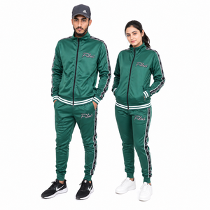 Survêtement de sport pour homme, coupe ajustée, en polyester tissé respirant, pour la course à pied, la salle de sport, service OEM personnalisé - Product Image 4