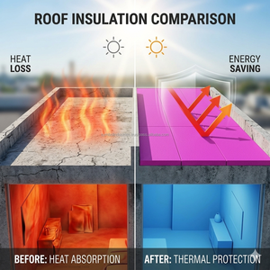 Panneau d'isolation thermique en polystyrène extrudé haute densité XPS, résistance à la compression de 300-400 kPa, imperméable, pour murs - Product Image 2