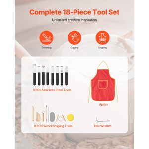 Máquina de Cerámica con Velocidad Ajustable de 14 RPM, 60-300, para Manualidades con Arcilla, con Base Desmontable y Pedal de Elevación - Product Image 6