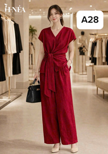 Robe de bureau chic en satin japonais de 93 cm, style chic du Vietnam, coupe trapèze, 22 cm, pour soirée, fête, café et travail - Product Image 6