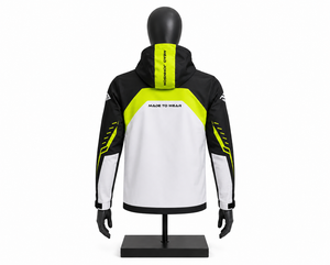 Veste coupe-vent à capuche personnalisée pour homme, sports de plein air, moto, cyclisme, imperméable, coupe-vent, légère, logo personnalisé OEM - Product Image 2