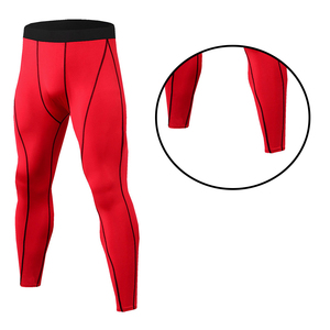 Shorts de compression pour hommes, nouvelle collection, pour la gym et la course, avec poche, taille élastique, vente en gros OEM - Product Image 3