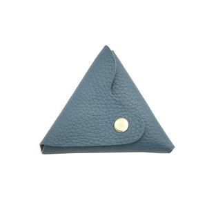 [Meilleure valeur] Castello italien en cuir souple minimaliste triangulaire porte-monnaie pochette utilitaire plusieurs couleurs nouveau - Product Image 2