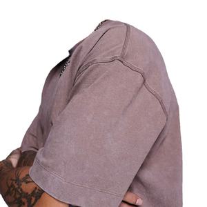 T-shirts oversize pour hommes Street Wear, respirants, logo personnalisé, t-shirts oversize pour hommes à prix raisonnable - Product Image 4