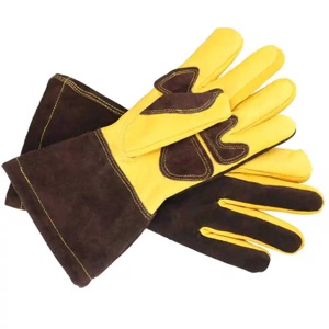 Gants de soudure en cuir légers, imperméables, 7 oz, best-sellers, protection des mains, sécurité au travail, anti-coupure - Product Image 4