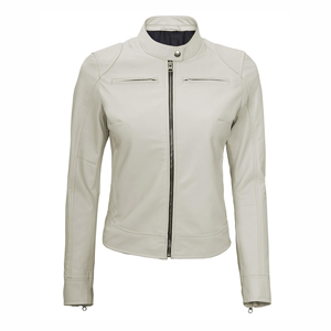 New Arrival Casual Wear <b>Women</b> Leather <b>Jacket</b> Soft Leather Comfortable Design Factory Direct OEM service <b>Women</b> Leather <b>Jacket</b> - Product Image 1