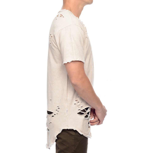 เสื้อยืดผู้ชายสไตล์วินเทจ แบรนด์ส่วนตัว ผ้าฝ้ายพรีเมียม ซักแล้ว ใส่สบาย พร้อมบริการ OEM ขนาด OEM ผู้ผลิตขายส่ง - Product Image 2