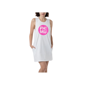 Robe mi-longue à manches courtes pour femme, prête à être expédiée, décontractée, simple, 100% coton, broderie patchwork, tenue à thème sororité avec paillettes - Product Image 5
