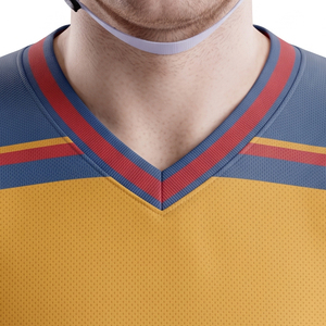 Men's Ice Hockey Jersey Manufacturer Full Sleeve V-Neck Men Ice Hockey Jersey Fully Sublimated Ice Hockey Jersey - Product Image 5