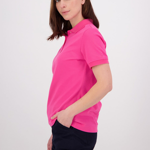 เสื้อเชิ้ตผู้หญิงสั่งทำพิเศษ ผ้าฝ้าย 100% 300 กรัม โลโก้สั่งทำ น้ำหนักเบา ระบายอากาศได้ดี เหมาะสำหรับฤดูร้อน เป็นมิตรกับสิ่งแวดล้อม สวมใส่สบาย เหมาะสำหรับกอล์ฟ พร้อมบริการ OEM - Product Image 1