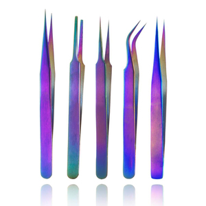 Pinces à cils de qualité supérieure pour une pose de cils de qualité professionnelle, ensemble de pinces à cils pour les artistes en pose de cils - Product Image 1