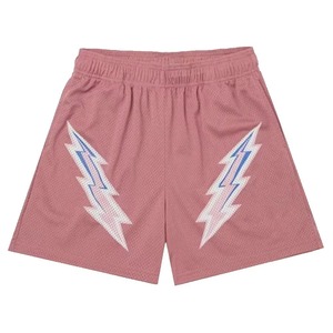 Pantalones Cortos de Malla con Diseño Personalizado y Cintura Elástica, Bolsillo Oculto, Nuevo Estilo, Pantalones Cortos de Verano Casuales, Transpirables, para Gimnasio - Product Image 6