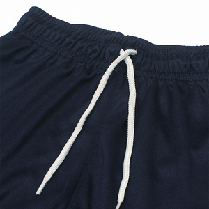 Conjunto de Camiseta y Pantalones Cortos para Niños, Diseño Color Block, Azul Marino y Verde, Secado Rápido, Estilo Casual con Cintura Ajustable con Cordón, Patrón Geométrico - Product Image 6