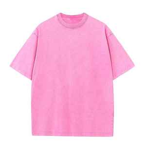 T-shirts vintage pour hommes avec logo personnalisé, 100% coton, manches courtes, taille plus, style streetwear, design imprimé uni - Product Image 4