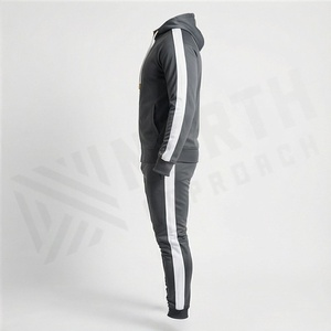 Survêtement en velours de haute qualité personnalisé pour hommes, vêtements de sport en velours, survêtement en molleton de luxe pour hommes, survêtements pour hommes - Product Image 3