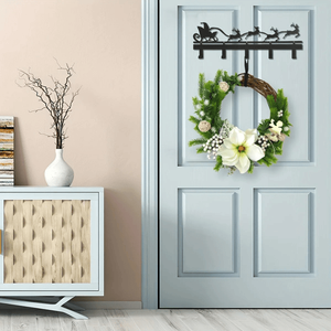 Portachiavi da Parete Moderno a Fiocco di Neve con Ganci per Organizzazione Ingresso Casa - Design Intagliato Adatto per Cucina e Bagno - Product Image 5
