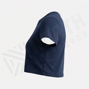 Custom T Shirt Cotton Basic Crop Top Ladies <b>Tie</b> Dye Tee Women Stylish Boutique Fashion Fitness Activewear Apparel Gym Gear - Product Image 3