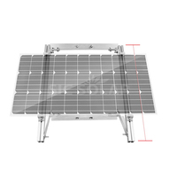 Support de montage sur poteau pour module solaire en aluminium, support de montage PV sur poteau solaire