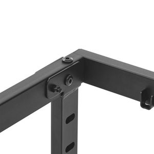 Twin 14" Heavy Duty Steel Slat <b>Platform</b> <b>Bed</b> <b>Frame</b> with Under <b>Bed</b> Storage No Box Spring Needed Black - Product Image 5