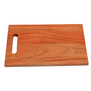 Planche à découper rectangulaire en bois de manguier à chevrons, épaisseur 1,5 cm, écologique, compatible lave-vaisselle, facile à nettoyer, origine Uttar Pradesh, pour la cuisine - Product Image 3