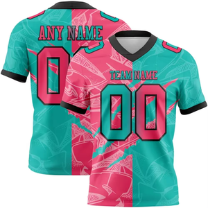 เสื้ออเมริกันฟุตบอลคุณภาพพรีเมียม เนื้อผ้าระบายอากาศได้ดี สวมใส่สบาย เหมาะสำหรับการแข่งขัน การฝึกซ้อม และการเล่นกีฬา - Product Image 1