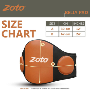 Premium Custom Logo Leather Boxing Belly Pad Shock Absorbing Muay Thai <b>Coach</b> Belly Protector Factory Wholesale - Product Image 6