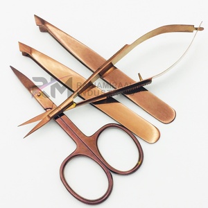 Pince à épiler légère à pointe inclinée en acier inoxydable or rose, personnalisable, pour sourcils et cils, idéale pour la beauté – Meilleures ventes - Product Image 6