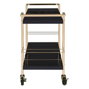 Modern Handmade <b>Ceramic</b> Eco-Friendly American Style Utility Storage Trolley Cart for Kitchen Dining Room Home Organizer - Product Image 3
