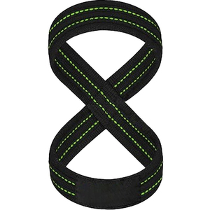 Sangle de levage en néoprène réglable antidérapante pour musculation, équipement de gym unisexe, haute élasticité, diamètre personnalisé, noir - Product Image 1