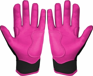 Gants de frappe de baseball haut de gamme – Paume en cuir à haute adhérence, tissu extensible respirant, gants de frappe professionnels par Bulkbear Int - Product Image 2
