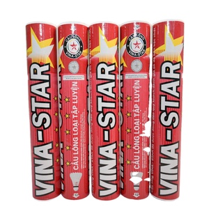 Pluma de bádminton de entrenamiento, de plumas de ganso y corcho, alta durabilidad, estable, ligera, ecológica, para interiores, para principiantes, económica - Product Image 1