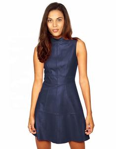 Abrigo de cuero con cuello levantado para mujer, abrigos de cuero genuino, gabardinas largas con cuello levantado para mujer, otoño 2025, de un solo pecho para mujer - Product Image 2