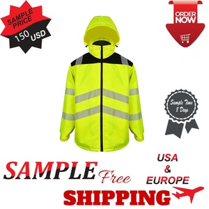 Veste en polaire orange fluorescente TriPro Sports haute visibilité ANSI/EN ISO Classe 2 avec logo LED clignotant pour la sécurité sur les chantiers de construction - Product Image 6
