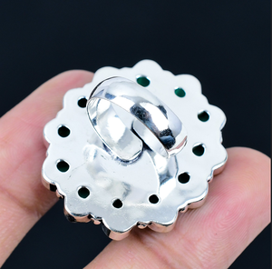 Anillo Alternativo con Forma de Flor y Piedras Preciosas Naturales, Regalo de Joyería Especial para Mamá, Joyería Floral - Product Image 3