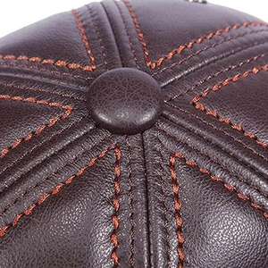 Custom Fashion Men <b>Baseball</b>-<b>Cap</b> Hat Wholesale Leather-<b>Caps</b> With Customized Logo - Product Image 6