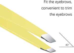 Mini pince à épiler professionnelle portable en acier inoxydable à pointe droite pour extensions de cils et épilation des sourcils - Product Image 3