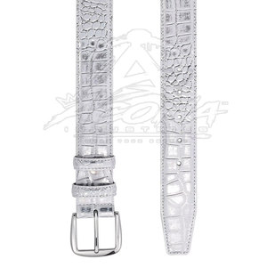 Cinturón de Cuero Vacuno Repujado con Hebilla de Acero Resistente, Acabado Premium, Longitud Ajustable, Ecológico, para Uso Casual y de Negocios - Product Image 6