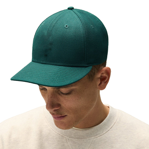 Premium Closed Back Fitted <b>Cap</b> <b>Flat</b> Brim Baseball Hat Structured Sports <b>Cap</b> Stylish Street Fashion Headwear for <b>Men</b> Women - Product Image 6