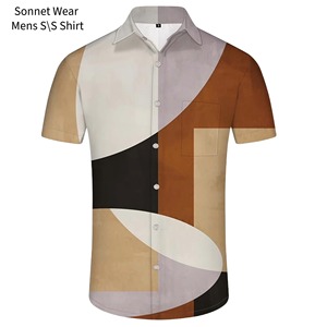 Chemise à manches courtes pour homme imprimée AOP - Product Image 6