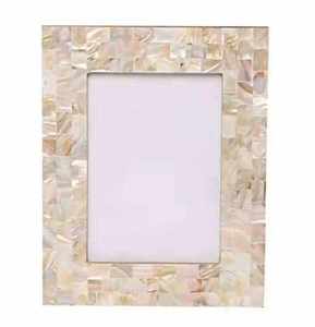 Bohemian Bone Inlay Eco-Friendly Waterproof Square Photo Frame Handmade Statement Home Decor Unique Artistic Gift Table Display - Product Image 5