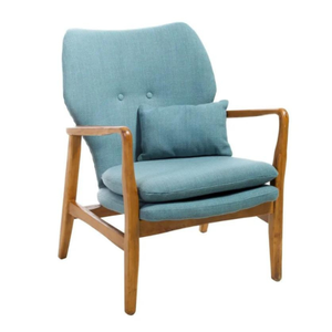 Sillón de Madera de Teca de Primera Calidad con Asiento Ecológico y Cómodo para Sala de Estar - Product Image 3