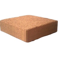 Turba de Coco 100% Orgánica Global, Fibra de Coco de Primera Calidad, Bloques de 5 kg con Valor de CE 0.5 para Agricultura, Empaque Personalizado
