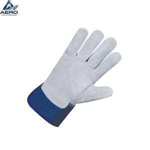Guantes de Trabajo de Cuero para Hombre, de Piel de Vaca, Resistentes, de Seguridad, para Conductor, Soldador, Mecánico - Product Image 2