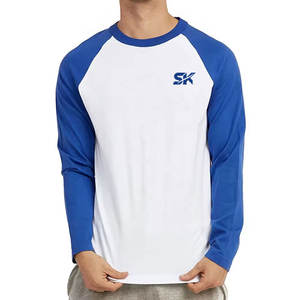 Nuevas Camisetas de Manga Corta Raglán Lisas de Moda Urbana, Camisetas Raglán Lisas en Oferta - Product Image 1