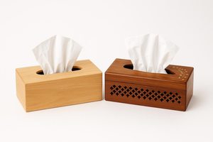 Wooden <b>Tissue</b> Napkin <b>Holder</b> Box Compact Stylish Storage Case For Dining Table <b>Kitchen</b> Home Office Cafe Hotel And Restaurant Use - Product Image 6