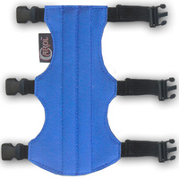 ESHALZ IMPEX Garde-bras de tir à l'arc traditionnel réglable - CORDURA 600D et similicuir 9 cm de large pour la chasse, le tir à l'arc et la pratique du tir